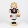 Steinbach Wooden Chubby Nutcracker, Pilgrim Lady, 11.5"