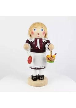 Steinbach Wooden Chubby Nutcracker, Pilgrim Lady, 11.5" -Dainty Home Discount Store Belk 1005