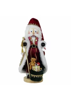 Steinbach Cozy Santa with Music Nutcracker, 19.3"