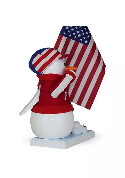 Steinbach Limited Ed. Patriot Snowman Nutcracker, 10.6" 3 Steinbach Limited Ed. Patriot Snowman Nutcracker, 10.6" - Image 3