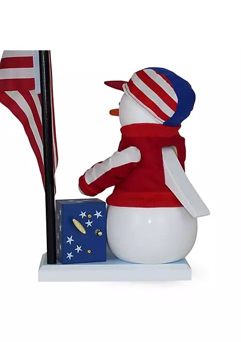 Steinbach Limited Ed. Patriot Snowman Nutcracker, 10.6" 4 Steinbach Limited Ed. Patriot Snowman Nutcracker, 10.6" - Image 4