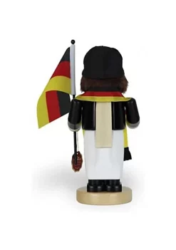 Steinbach (#SN21CN4015) Chubby Nutcracker Collection, Deutschland Fan 11.8" -Dainty Home Discount Store Belk 1178