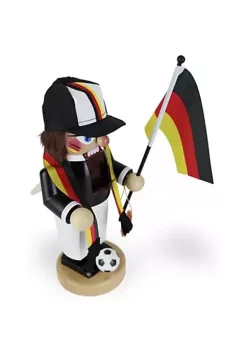 Steinbach (#SN21CN4015) Chubby Nutcracker Collection, Deutschland Fan 11.8" -Dainty Home Discount Store Belk 1181
