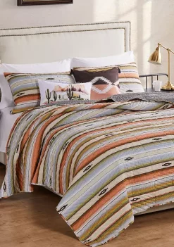 Barefoot Bungalow Painted Desert Quilt and Pillow Sham Set -Dainty Home Discount Store Belk 1191