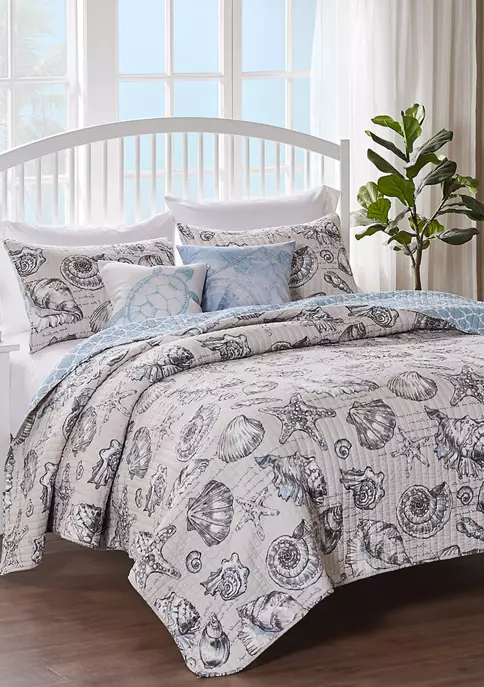 Barefoot Bungalow Cruz Quilt and Pillow Sham Set 1 Barefoot Bungalow Cruz Quilt and Pillow Sham Set