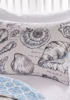 Barefoot Bungalow Cruz Quilt and Pillow Sham Set 7 Barefoot Bungalow Cruz Quilt and Pillow Sham Set -Dainty Home Discount Store Belk 1228