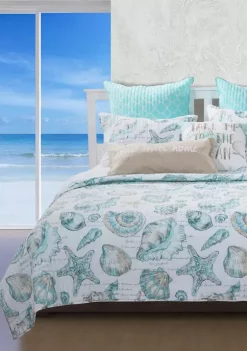 Barefoot Bungalow Cruz Quilt and Pillow Sham Set 8 Barefoot Bungalow Cruz Quilt and Pillow Sham Set -Dainty Home Discount Store Belk 1229