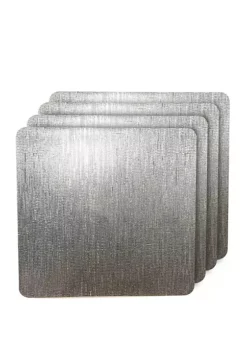 Dainty Home Galaxy Metallic Square Reversible Placemats- Set of 4 -Dainty Home Discount Store Belk 123