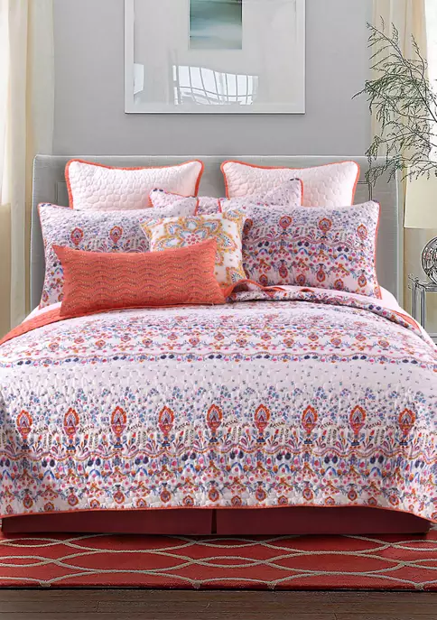 Barefoot Bungalow Amber Quilt and Pillow Sham Set 1 Barefoot Bungalow Amber Quilt and Pillow Sham Set