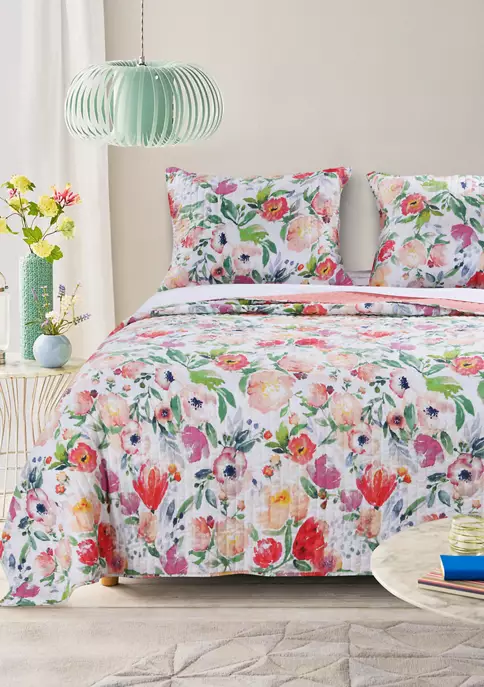 Barefoot Bungalow Blossom Quilt and Pillow Sham Set 4 Barefoot Bungalow Blossom Quilt and Pillow Sham Set - Image 4
