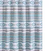 Barefoot Bungalow Bath Shower Curtain Phoenix -Turquoise 72x72
