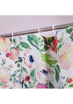 Barefoot Bungalow Blossom Square Bath Shower Curtain - 72x72", Multicolor
