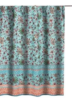 Barefoot Bungalow Audrey Bath Shower Curtain - Turquoise 72x72