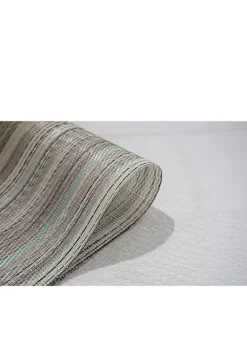 Dainty Home Multistripes Woven Textilene Reversible Square Set of 6 Placemats -Dainty Home Discount Store Belk 176