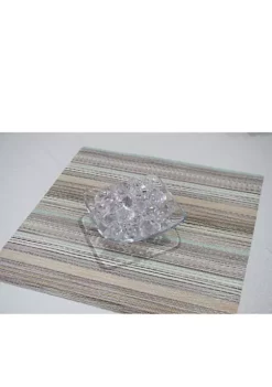 Dainty Home Multistripes Woven Textilene Reversible Square Set of 6 Placemats -Dainty Home Discount Store Belk 177