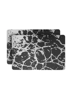 Dainty Home Marble Cork Foil Printed Marble Granite Designed Thick Cork Textured 12" x 18" Rectangular Placemat Set of 2 -Dainty Home Discount Store Belk 185