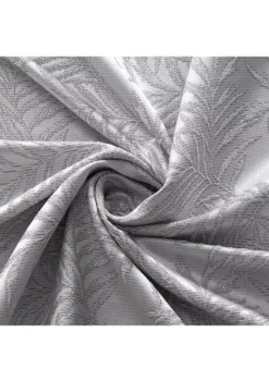 Dainty Home Palm Leaf Lurex Emroidered Room Darkening Window Panel Pair -Dainty Home Discount Store Belk 19