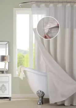 Dainty Home Smart Design Complete 2 in 1 Waffle Weave Hotel Spa Style Fabric Shower Curtain 12 Dainty Home Smart Design Complete 2 in 1 Waffle Weave Hotel Spa Style Fabric Shower Curtain -Dainty Home Discount Store Belk 190