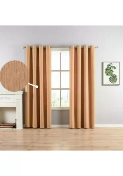 Dainty Home Briggite 3D Embossed Jacquard Design Extra Wide Window Panel Pair -Dainty Home Discount Store Belk 251