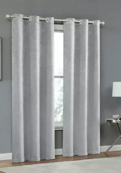 Dainty Home Times Square Woven Basketweave Blackout Thermal Insulated Window Panel Pair -Dainty Home Discount Store Belk 260