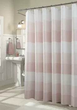 Dainty Home Waffle Weave Ombré Stripe Fabric Shower Curtain 11 Dainty Home Waffle Weave Ombré Stripe Fabric Shower Curtain -Dainty Home Discount Store Belk 265