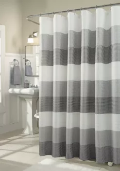 Dainty Home Waffle Weave Ombré Stripe Fabric Shower Curtain 15 Dainty Home Waffle Weave Ombré Stripe Fabric Shower Curtain -Dainty Home Discount Store Belk 269