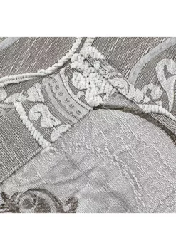 Dainty Home Monaco Jacquard Embroidered Satin Textured Room Darkening Window Panel Pair -Dainty Home Discount Store Belk 273