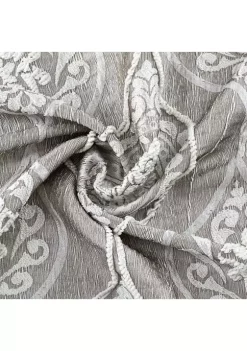 Dainty Home Monaco Jacquard Embroidered Satin Textured Room Darkening Window Panel Pair -Dainty Home Discount Store Belk 274