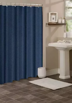 Dainty Home Hotel Collection Waffle Shower Curtain