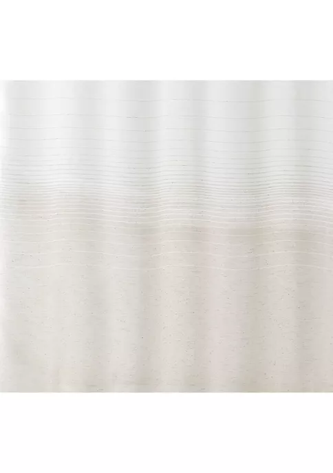 Dainty Home Linea Semi-Sheer Ombré Shower Curtain 3 Dainty Home Linea Semi-Sheer Ombré Shower Curtain - Image 3