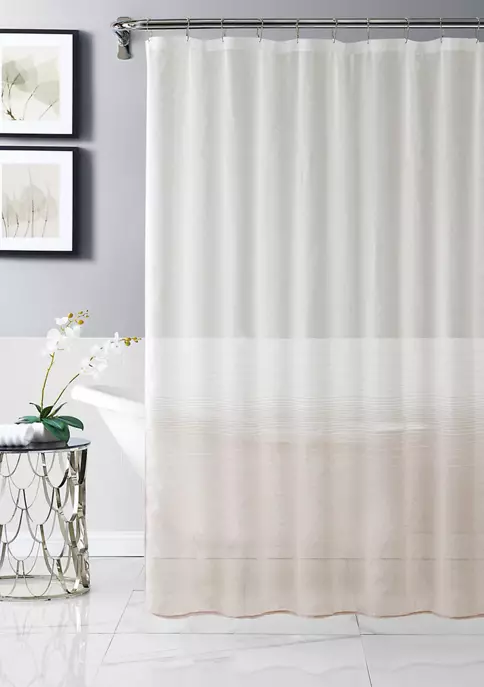 Dainty Home Linea Semi-Sheer Ombré Shower Curtain 6 Dainty Home Linea Semi-Sheer Ombré Shower Curtain - Image 6