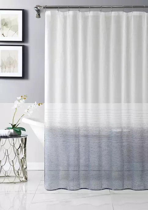 Dainty Home Linea Semi-Sheer Ombré Shower Curtain 7 Dainty Home Linea Semi-Sheer Ombré Shower Curtain - Image 7