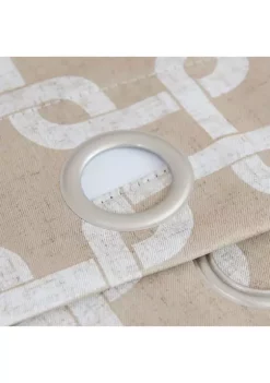 Dainty Home Interlock Printed Blackout Thermal Insulated Single Window Panel -Dainty Home Discount Store Belk 328