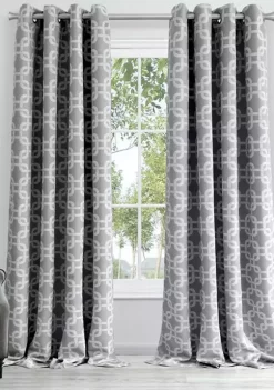 Dainty Home Interlock Printed Blackout Thermal Insulated Single Window Panel -Dainty Home Discount Store Belk 332