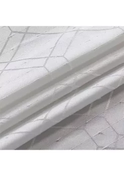 Dainty Home St.Pierre 3D Tonal Embroidered Room Darkening Single Window Panel -Dainty Home Discount Store Belk 342