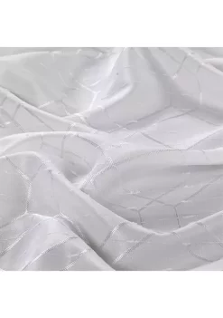 Dainty Home St.Pierre 3D Tonal Embroidered Room Darkening Single Window Panel -Dainty Home Discount Store Belk 343