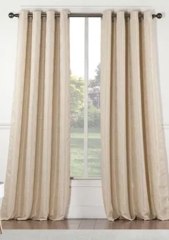 Dainty Home St.Pierre 3D Tonal Embroidered Room Darkening Single Window Panel -Dainty Home Discount Store Belk 347