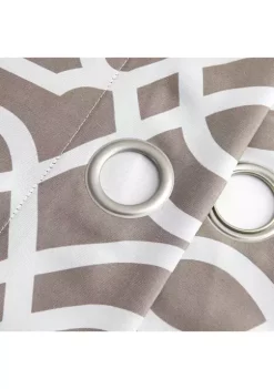 Dainty Home Trellis Printed Blackout Thermal Insulated Single Window Panel -Dainty Home Discount Store Belk 358