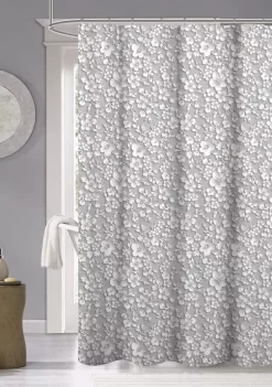 Dainty Home Cotton Shower Curtain