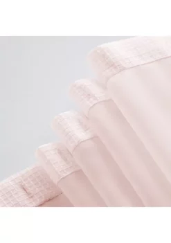 Dainty Home Smart Design Complete 2 in 1 Waffle Weave Hotel Spa Style Fabric Shower Curtain -Dainty Home Discount Store Belk 389