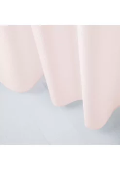 Dainty Home Smart Design Complete 2 in 1 Waffle Weave Hotel Spa Style Fabric Shower Curtain -Dainty Home Discount Store Belk 390