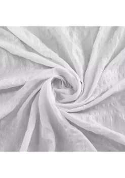 Dainty Home Crinkle Embossed Plaid Designed Shower Curtain -Dainty Home Discount Store Belk 396