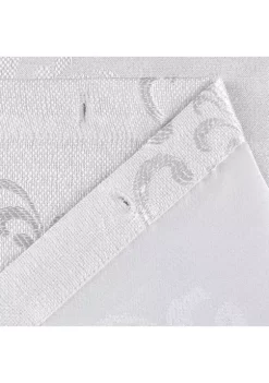 Dainty Home Majestic Satin Embroidered Shower Curtain in White -Dainty Home Discount Store Belk 440