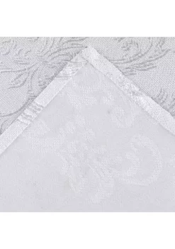 Dainty Home Majestic Satin Embroidered Shower Curtain in White -Dainty Home Discount Store Belk 441