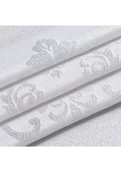 Dainty Home Majestic Satin Embroidered Shower Curtain in White -Dainty Home Discount Store Belk 442