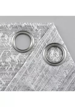 Dainty Home Madison Threaded Lurex Jacquard Design Room Darkening Window Panel Pair -Dainty Home Discount Store Belk 449