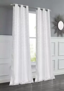 Dainty Home Madison Threaded Lurex Jacquard Design Room Darkening Window Panel Pair -Dainty Home Discount Store Belk 452