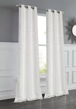 Dainty Home Madison Threaded Lurex Jacquard Design Room Darkening Window Panel Pair -Dainty Home Discount Store Belk 454