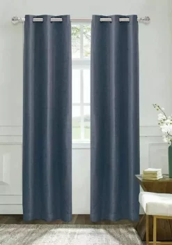 Dainty Home Boston Woven Herringbone Blackout Thermal Insulated Window Panel Pair -Dainty Home Discount Store Belk 478