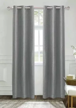 Dainty Home Boston Woven Herringbone Blackout Thermal Insulated Window Panel Pair -Dainty Home Discount Store Belk 479